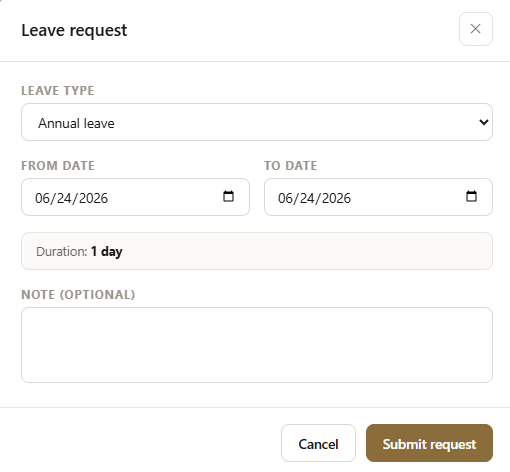 Leave Request